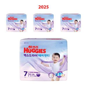 하기스 맥스드라이 에어 팬티형 7단계 특점보 28매x4팩 기저귀 흡수력 통기성 숨쉬는 에어