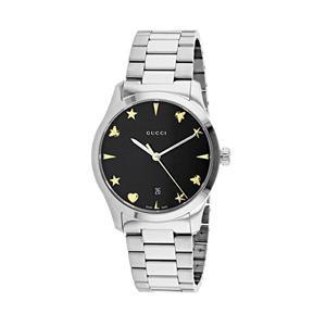 [구찌]구찌 YA1264029 G타임리스 남성 메탈 쿼츠 38mm YA1264029A