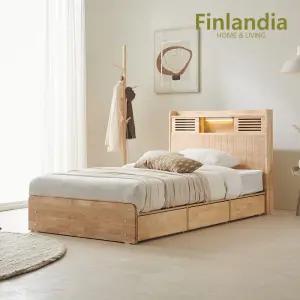 네이쳐 R100 수납LED 침대프레임 SS(슈퍼싱글)