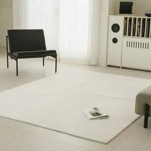 한빛카페트 크레바스 카빙 워셔블 러그 카페트 4size 3colors