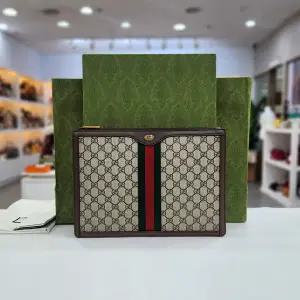 [대구백화점] [구찌]GG 슈프림 오피디아 포트폴리오(클러치 523359)