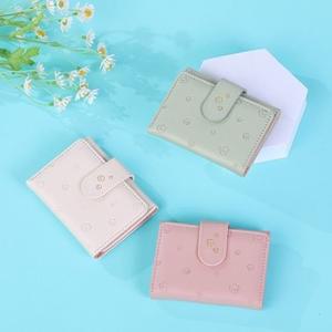 고품질 여성 3단 반지갑 발바닥 1P 학생 패션 가죽 미니 지갑 중학생지갑 고등학생지갑 (WFHQAP2)