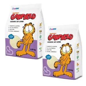 펫맨 가필드 카사바 고양이모래 보라 굵은입자 4.55kg x 2개 카사바모래