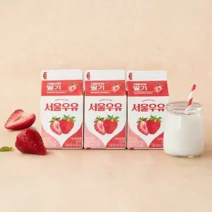 [서울우유] 딸기우유 200ml*3입