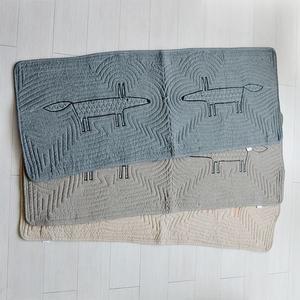 미끄럼방지 여우 면 발매트 롱 50X130cm