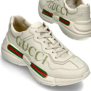 25SS 구찌 라이톤 레더 스니커즈 500877 DRW00 9522