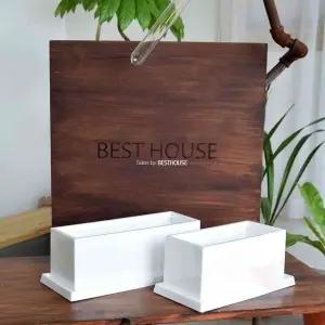 원포 사각 화분 23x10x11 탁상화분