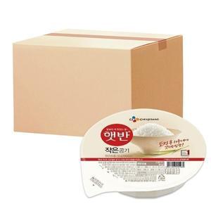 햇반 작은공기 130g 1박스 36개입 캠핑 차박 여행 나들이 휴대용 쌀밥