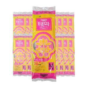 태화 고무장갑 선밴 중 M (핑크) x 20개