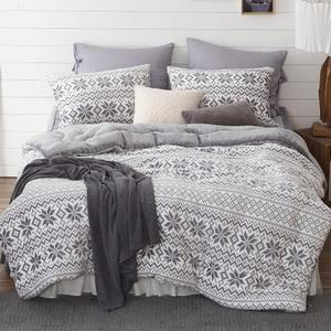 [에어룸][SS/Q 균일가] 에어룸 장모극세사 디어윈터 이불세트_3컬러