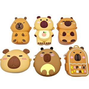 크로스백 카피바라 실리콘미니 핸드폰가방 귀여운보조가방 패션가방