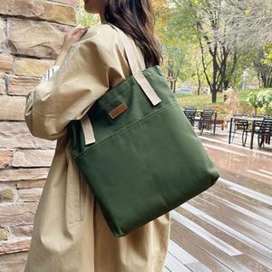 데님 캔버스 에코백 크로스백 쇼퍼백 전면포켓 스트랩 핸들
