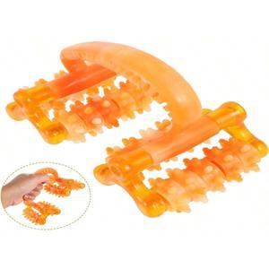 마사지 롤러 - 등 목 다리 근육을 위한 근막 이완 도구 내구성 있는 디자인 휴대용 핸드헬드 바디 릴랙시