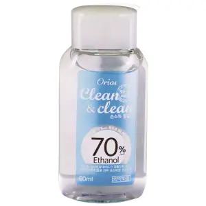 오릭스 클린앤클린 손소독제 60ml 젤타입 휴대용 여행용