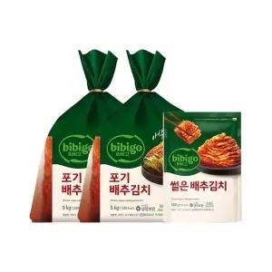 비비고 포기배추김치 5kg x2개+썰은 배추김치 500g x1개