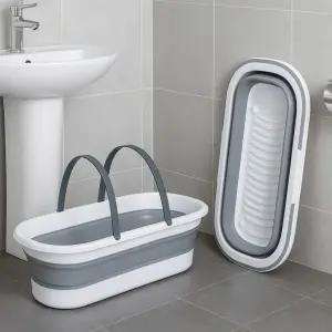 플라스틱다라이 다용도 접이식 바가지 사각 대야통