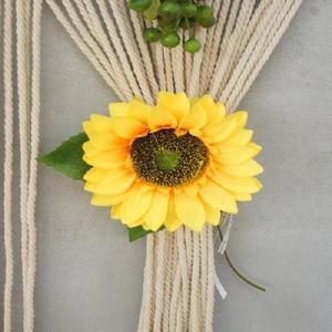 [LF2NL7Q9_56]해바라기 커튼타이백 집게 1P