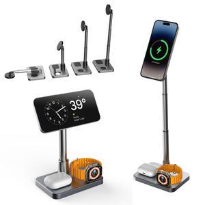 벤타론 높이조절 거치대 아이폰 3in1 맥세이프 무선충전기 애플워치