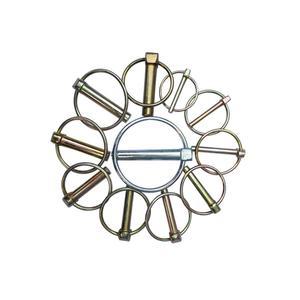 릴리스 락핀 안전핀 5X30 O형 딥퍼플 로크핀 원형봉 10개 잠금핀