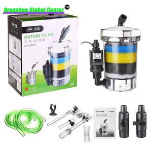 SUNSUN HW 602B 603B 슈퍼 조용한 6W 400L 수족관 물고기 탱크 외부 필터 여과 시스템 EW602B EW603B