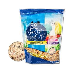 스위트 애완조 사료 고급새사료 소형 새 영양사료 새 펠릿 한강아쿠아 밥 치킨 조류사료