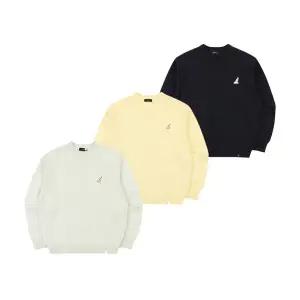 [롯데백화점]캉골 공용 로고 패치 스웨터 1878 3종