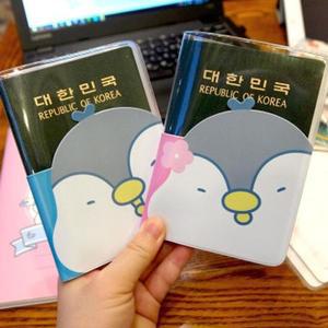 [BZF0J134_55]포챠펭 여권커버 여권케이스 2종