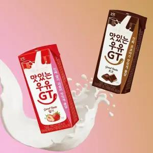 남양 맛있는우유GT 초코/딸기 190ml 24팩