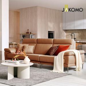 [자코모] 콘테 3.5인 럭스 통가죽 천연면피 소가죽 소파