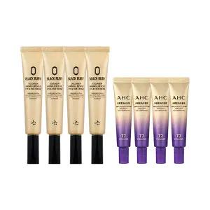 블랙루비 콜라겐 아이크림 30ml x4 + AHC 아이크림 시즌13 12ml x4