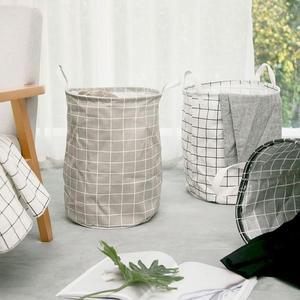 [LF20O215_56]천빨래바구니 옷수거함 빨래통