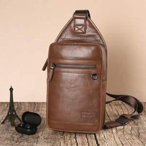 가죽 남성 슬링백 힙색 여행용 가방 슬링백가방