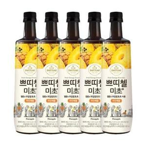 쁘띠첼 미초 파인애플 900ml 5개