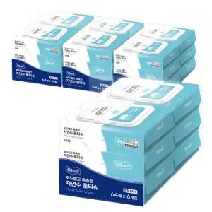 자연수 물티슈 64매 6입 4팩