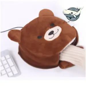 귀여운 곰인형 손목 쿠션 마우스패드 온열효과 (WFHH6BI)