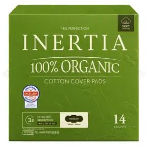 이너시아 생리대 더퍼펙션 순면커버 생리대 중형 14개입 3개