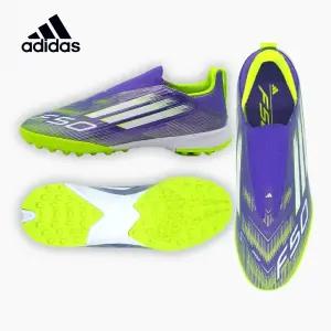 아디다스 주니어 풋살화 F50 리그 LL TF JI0010 끈없는 유소년 여성용 인조잔디 터프화