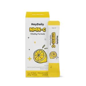 [헤이데일리][공식판매처] 헤이데일리 NMN-C 엔엠엔씨 천연 NMN 비타민C 레몬맛 10포, 1개