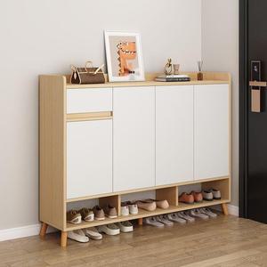 원목 신발장 현관 슬림 틈새 정리함 화이트 수납장 오크