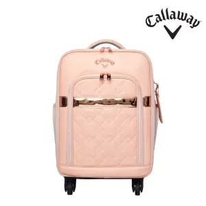 갤러리아 캘러웨이 루시아 여성용 바퀴형 골프 보스턴백 핑크