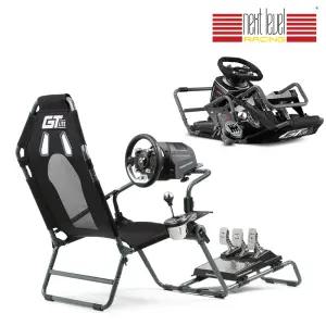 넥스트레벨 레이싱 GT LITE 카본그레이 에디션 레이싱시트 레이싱휠 거치대