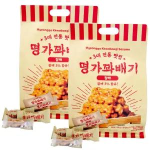 명가 꽈배기 참깨 500g x 2개, 개별포장, 옛날과자,주전부리 간식