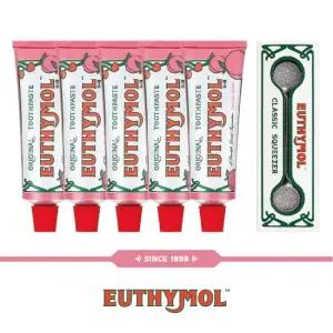 쿨링피치 오리지널 치약 120g 5개 + 스퀴저 1개