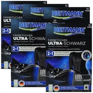 하이트만 검은옷 전용 세탁 이염방지 시트 색빠짐방지 10매입 5개 (50매) MS-1040