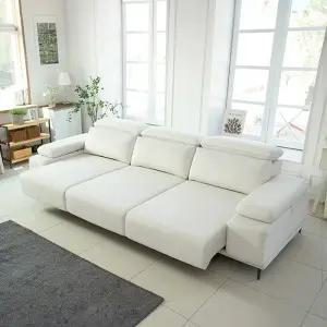 시트앤모어(10년보증) 3세대 하이브리드 모션 무빙 슬라이딩 4인소파 KC5104R (