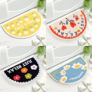 반달 뽀글이 발매트 욕실 주방 현관 화장실 러그 반원 매트