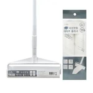 나무이야기 사선컷팅 테이프 클리너 롱핸디 와이드 24cm 본품 + 리필 2개입 세트