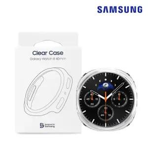 갤럭시워치8 케이스 투명 클리어 삼성 정품 커버 하드 PC 프레임 40mm 44mm 클래식 46mm