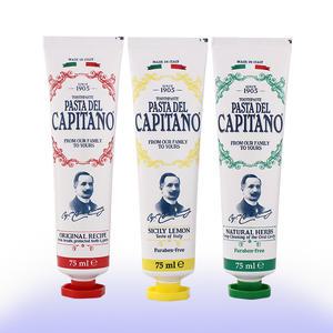 (1)파스타델 카피타노치약 75ml 1개(오리지널/레몬/허브)택1