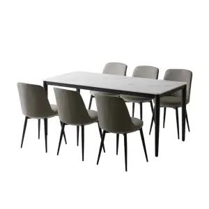 브로도 세라믹식탁 6인세트_체어6EA